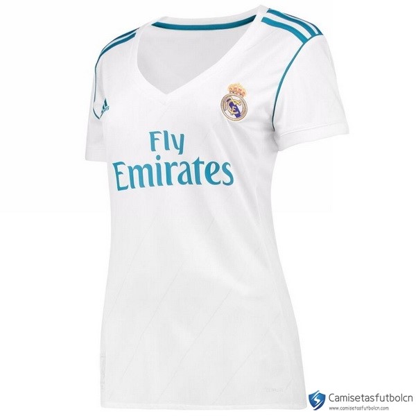 Camiseta Real Madrid Mujer Primera equipo 2017-18